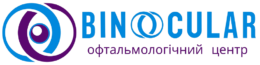 Логотип офтальмологічного центру Binocular в м. Бровари, Україна